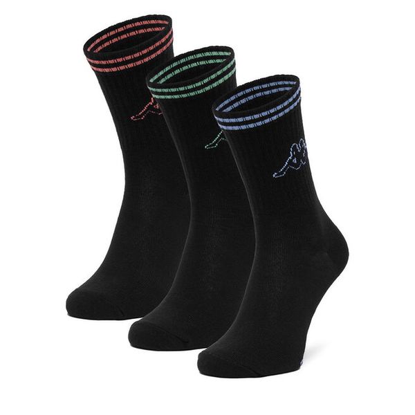 Skarpety długie Kappa. Czarne skarpety męskie Kappa, bez wzorów. Za 34.99 zł.