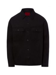 HUGO koszula casual - Epoido Mężczyźni Regular Fit Bawełna czarny, XL. Czarne koszule męskie Hugo, m, bez wzorów, z bawełny, casualowe, bez kołnierzyka, bez ramiączek. Za 629.95 zł.