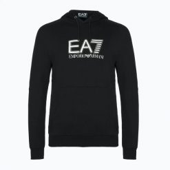 Bluza męska EA7 Emporio Armani Train Visibility. Czarne bluzy męskie EA7 Emporio Armani, m, bez wzorów, z bawełny, bez kaptura. Za 499.99 zł.