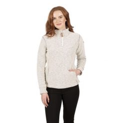 Bluza Damska Ronette. Białe bluzy damskie Trespass, m, z aplikacjami, z bawełny, bez kaptura. Za 181.99 zł.