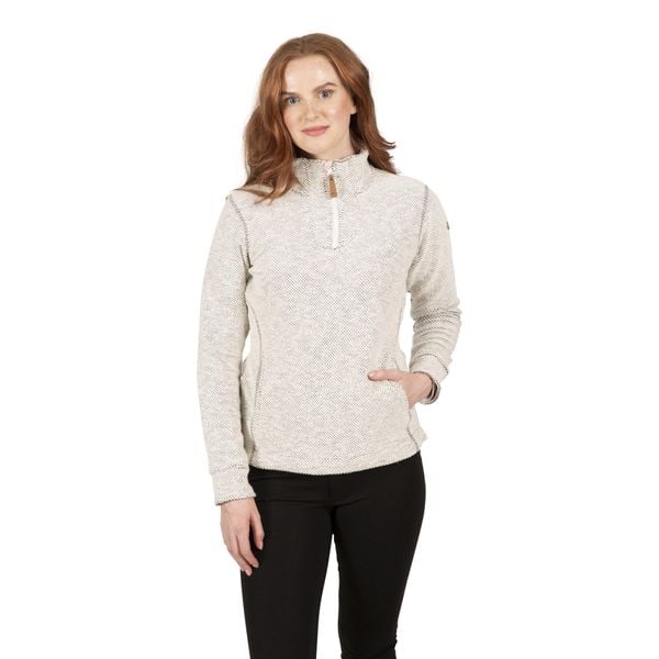 Bluza Damska Ronette. Białe bluzy damskie Trespass, m, z aplikacjami, z bawełny, bez kaptura. Za 204.99 zł.
