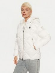 Blauer Kurtka puchowa 24WBLDC02273 Biały Regular Fit. Białe kurtki damskie Blauer, xs, bez wzorów, z puchu, bez kaptura. Za 1,189.00 zł.