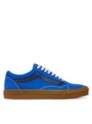 Vans Tenisówki Skate Old Skool VN000Z9010Z1 Niebieski. Niebieskie trampki męskie Vans, bez wzorów, ze skóry, bez zapięcia. Za 399.99 zł.
