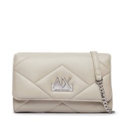 Torebka Armani Exchange. Brązowe torebki do ręki damskie Armani Exchange, bez wzorów, wizytowe, bez dodatków. Za 454.99 zł.
