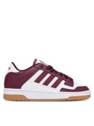 Adidas Sneakersy Rapid Court Low Shoes KI3898 Bordowy. Czerwone buty sportowe dziewczęce Adidas, bez wzorów, ze skóry, bez zapięcia. Za 179.99 zł.
