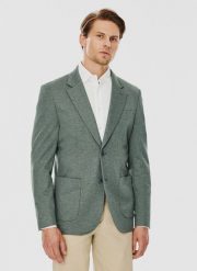 PAKO LORENTE – Zielona marynarka męska. Zielone marynarki męskie Pako Lorente, bez wzorów, z elastanu, casualowe. Za 399.99 zł.