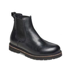 Buty trekkingowe Birkenstock Highwood Slip On Skórzane Czarne. Czarne trekkingi męskie Birkenstock, na zimę, trekkingowe. Za 589.00 zł.