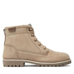Trapery Mayoral. Brązowe buty zimowe chłopięce Mayoral, bez wzorów, bez zapięcia. Za 339.99 zł.