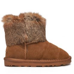 Śniegowce Patrizia Pepe. Brązowe śniegowce dziewczęce Patrizia Pepe, bez zapięcia. Za 449.99 zł.