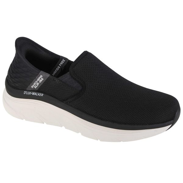 Buty sportowe Sneakersy męskie, Skechers Slip-ins RF: D'Lux Walker - Orford. Czarne buty sportowe męskie Skechers, bez zapięcia, trekkingowe. Za 349.99 zł.