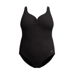 Strój kąpielowy jednoczęściowy damski na basen Speedo Aquanite. Czarne kostiumy jednoczęściowe damskie Speedo, s, bez wzorów, z materiału, na fitness i siłownię. Za 340.60 zł.