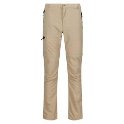 Spodnie Męskie Z Zamkami Błyskawicznymi Leesville II. Brązowe spodnie sportowe męskie Regatta, m, bez wzorów, trekkingowe. Za 110.99 zł.