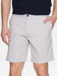 Tommy Hilfiger Szorty materiałowe Brooklyn 1985 MW0MW23563 Szary Regular Fit. Szare szorty męskie Tommy Hilfiger, m, bez wzorów, z bawełny. Za 199.99 zł.