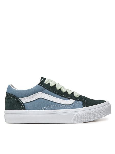 Vans Tenisówki Old Skool 2TNE VN000CYV24O1 Niebieski. Niebieskie buty sportowe chłopięce Vans, bez wzorów, ze skóry, bez zapięcia. Za 131.99 zł.