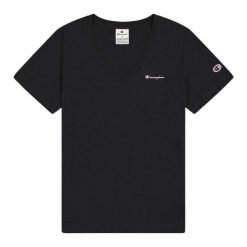 Koszulka Damska VS503. Czarne t-shirty damskie Champion, m, bez wzorów, casualowe, bez kołnierzyka. Za 132.99 zł.
