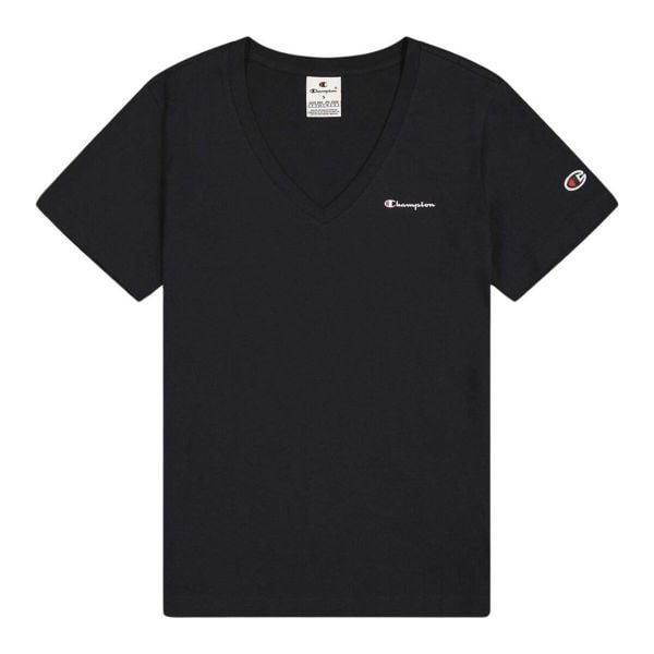 Koszulka Damska VS503. Czarne t-shirty damskie Champion, m, bez wzorów, sportowe, bez kołnierzyka. Za 132.99 zł.