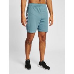 Spodenki męskie sportowe Hummel Topaz Shorts. Niebieskie krótkie spodenki sportowe męskie Hummel, l, bez wzorów, na fitness i siłownię. Za 117.50 zł.