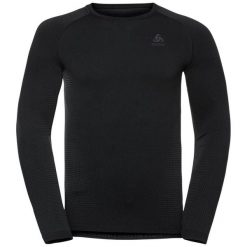 Longsleeve termoaktywny męski ODLO Performance Warm Bl Top Crew Neck. Czarne bielizna termoaktywna męska Odlo, m. Za 311.25 zł.
