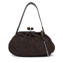 Torebka Weekend Max Mara. Brązowe torebki do ręki damskie Weekend Max Mara, bez wzorów, wizytowe, bez dodatków. Za 1,579.00 zł.