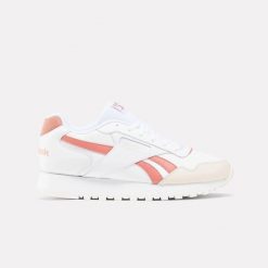 Sneakersy damskie Reebok Glide buty sportowe lifestylowe białe (100201437). Białe obuwie sportowe damskie Reebok, bez wzorów, trekkingowe. Za 269.00 zł.