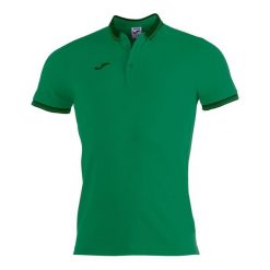 Koszulka polo do tenisa męska Joma Bali II. Zielone koszulki polo męskie Joma, m, bez wzorów, z bawełny, eleganckie, bez ramiączek. W wyprzedaży za 127.35 zł.