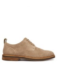 Clarks Półbuty Aldwin Lace 26186449 Szary. Szare półbuty na co dzień męskie Clarks, ze skóry, bez zapięcia. Za 469.99 zł.