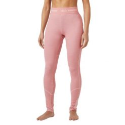 Damskie legginsy Helly Hansen Lifa Midweight. Czerwone legginsy sportowe damskie Helly Hansen, bez wzorów, z wełny, trekkingowe. Za 372.00 zł.