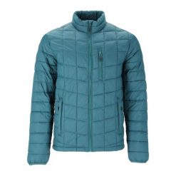 Kurtka puchowa Whistler Luis. Niebieskie kurtki sportowe męskie Whistler, bez wzorów, z puchu, trekkingowe. Za 297.00 zł.