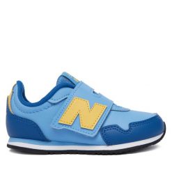 Sneakersy New Balance. Niebieskie trampki i tenisówki chłopięce New Balance, bez wzorów, bez zapięcia. Za 199.99 zł.