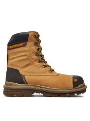 CAT Footwear Trapery Premier 8" WP TX P720148 Brązowy. Brązowe śniegowce i trapery męskie CAT Footwear, ze skóry, bez zapięcia. Za 899.99 zł.
