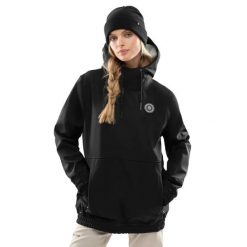 Kurtka snowboardowa damska W1-W Skywalk. Czarne kurtki snowboardowe damskie SIROKO, m, bez wzorów, z materiału, bez kaptura, narciarskie. Za 308.00 zł.