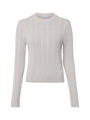 Marie Lund Sweter z dzianiny Kobiety Bawełna beżowy, XL. Brązowe swetry damskie Marie Lund, xl, bez wzorów, z bawełny, bez kołnierzyka, bez ramiączek, bez kaptura. Za 199.95 zł.