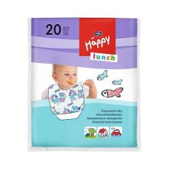 Śliniak jednorazowy 20szt. (000325). Śliniaki dla dzieci Bella, bez wzorów. Za 12.99 zł.