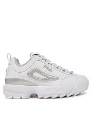 Fila Sneakersy Disruptor M FFT0146 13070 Biały. Białe buty sportowe dziewczęce Fila, bez wzorów, ze skóry, bez zapięcia. Za 289.99 zł.