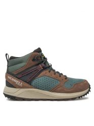Merrell Trapery Wildwood Mid Ltr Wp J068031 Zielony. Zielone śniegowce i trapery męskie Merrell, ze skóry, bez zapięcia. Za 359.99 zł.
