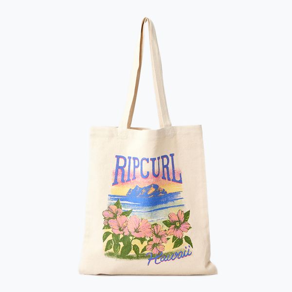 Torba damska Rip Curl Shopper Desto Tote 3. Brązowe torebki shopper damskie Rip Curl, bez wzorów, z bawełny, eleganckie, bez dodatków. Za 52.99 zł.