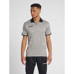 Koszulka HUMMEL AUTHENTIC FUNCTIONAL POLO. Szare koszulki polo męskie Hummel, s, bez wzorów, sportowe, bez ramiączek. W wyprzedaży za 150.50 zł.