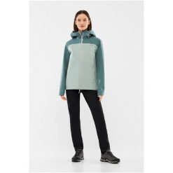Kurtka damska hardshell z bluzą Primaloft VIKING Ravelo 3 in 1 Lady. Zielone kurtki damskie Viking, bez wzorów, z hardshellu, bez kaptura. Za 999.90 zł.