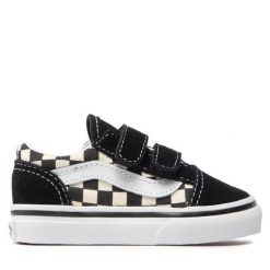 Vans. Czarne trampki i tenisówki chłopięce Vans, bez wzorów, bez zapięcia. Za 149.99 zł.