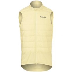 Kurtka puchowa bez rękawów Agu. Żółte kurtki męskie AGU, bez wzorów, z puchu, sportowe, bez kaptura. Za 794.50 zł.