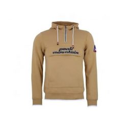 Bluza z kapturem Peak Mountain Ceflow. Brązowe bluzy męskie Peak Mountain, xl, bez wzorów, z polaru, z kapturem. Za 203.00 zł.