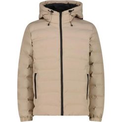 Kurtka ocieplana męska CMP 35K3697 Fix Hood. Brązowe kurtki męskie CMP, m, bez wzorów, z materiału, bez kaptura. Za 608.20 zł.