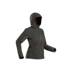 Kurtka trekkingowa Trek 900 Windwarm damska. Niebieskie kurtki damskie FORCLAZ, s, bez wzorów, z elastanu, bez kaptura. Za 309.99 zł.