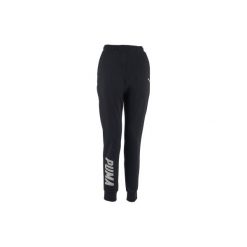 Spodnie Puma 100. Czarne spodnie materiałowe damskie Puma, z bawełny. Za 149.99 zł.
