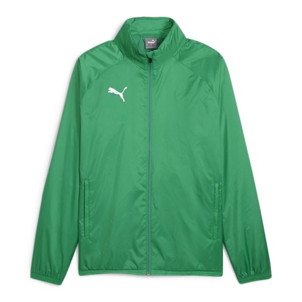 Kurtka męska PUMA Team Goal All Weather - wodoodporna, regular fit. Zielone kurtki męskie Puma, m, bez wzorów, z nylonu, na fitness i siłownię. Za 216.99 zł.