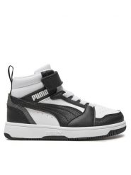 Puma Sneakersy Rebound V6 Mid Ac+ Ps 393832 01 Biały. Białe buty sportowe chłopięce Puma, bez wzorów, ze skóry, bez zapięcia. Za 159.99 zł.