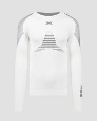Koszulka męska X-Bionic Invent Shirt Ls White W300. Białe koszulki sportowe męskie X Bionic, l, bez wzorów, bez kołnierzyka, bez ramiączek, do biegania. Za 459.99 zł.
