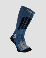 Skarpety unisex X-Socks Ski Touring Expert Otc Neo Navy A149. Niebieskie skarpety damskie X-Socks, bez wzorów, z materiału. Za 189.99 zł.