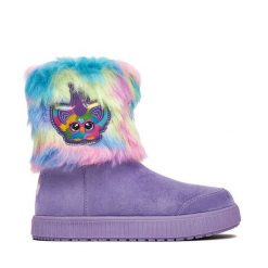 Śniegowce FURBY. Fioletowe śniegowce dziewczęce FURBY, bez zapięcia. Za 109.99 zł.