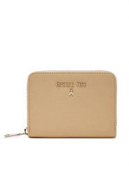 Patrizia Pepe Portfel CQ8512/L001 Beżowy. Brązowe portfele damskie Patrizia Pepe, bez wzorów, ze skóry. Za 379.99 zł.